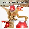 40cm 2.4G RC Spinosaurus Raptor Velociraptor Roar Walking Light Music Simulate  Sound Remote Control Animal Robot Boy Child Gift 4