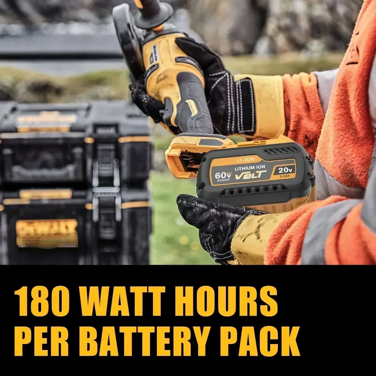 SU For Dewalt FLEXVOLT 20V/60V MAX Battery 12Ah DCB609 Lithium-ion DCB606 DCB612 DCB609 DCB205 DCB200 DCB182 Battery for Dewalt 4