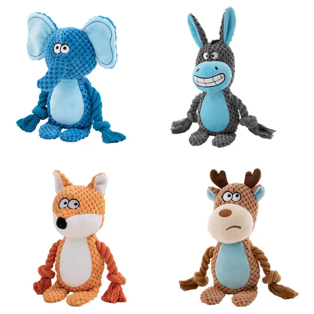 Indestructible Plush Dog Toy 2