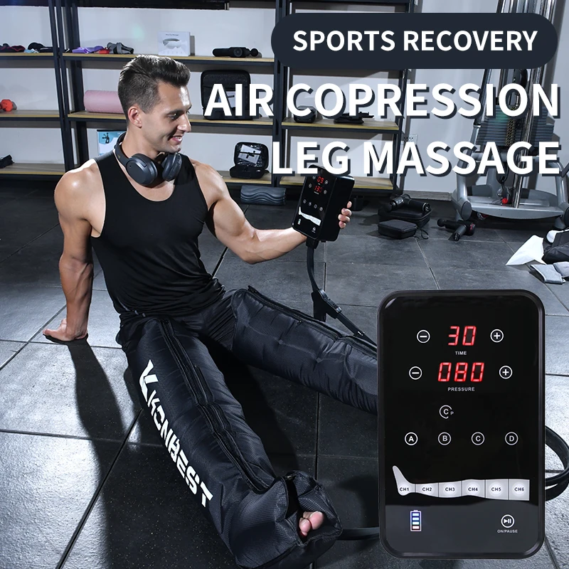 

Custom Logo wireless Air Pump Compression Pressure Therapy Recovery Boots Full Leg Massager System Device