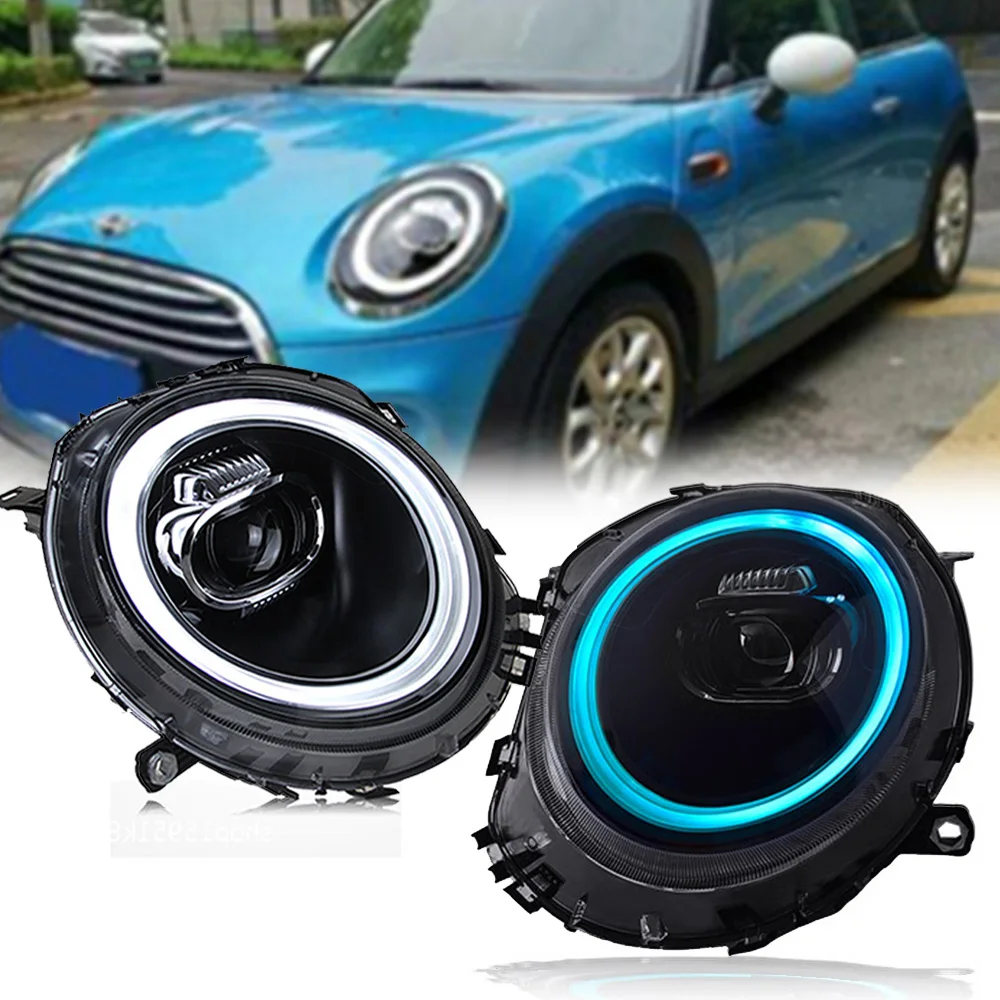 2PCLEDHeadlightAssemblyFullLEDsProjectorDaytimeRunningLight