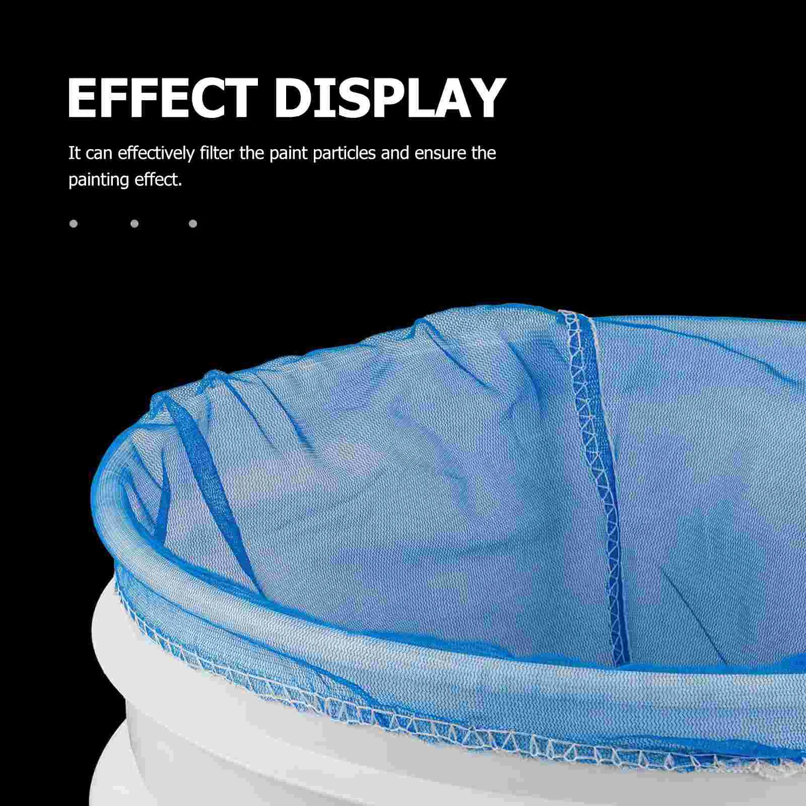 12pcs Bags 5G Elastic Mesh Strainer Filter Bag For for Mesh Paint Strainer Bag Paint Chemicals Inks Solvents