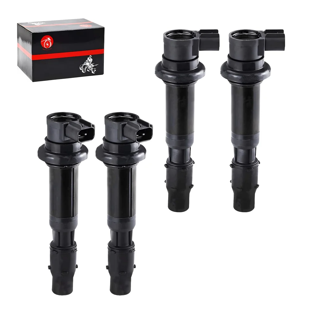 가와사키 닌자 ZX-6R ZX600 ZZR600 용 4pcs 점화 코일 Triumph Tiger 800 XCA/XR/XRT Triumph 1200 Tiger Street Triple 675