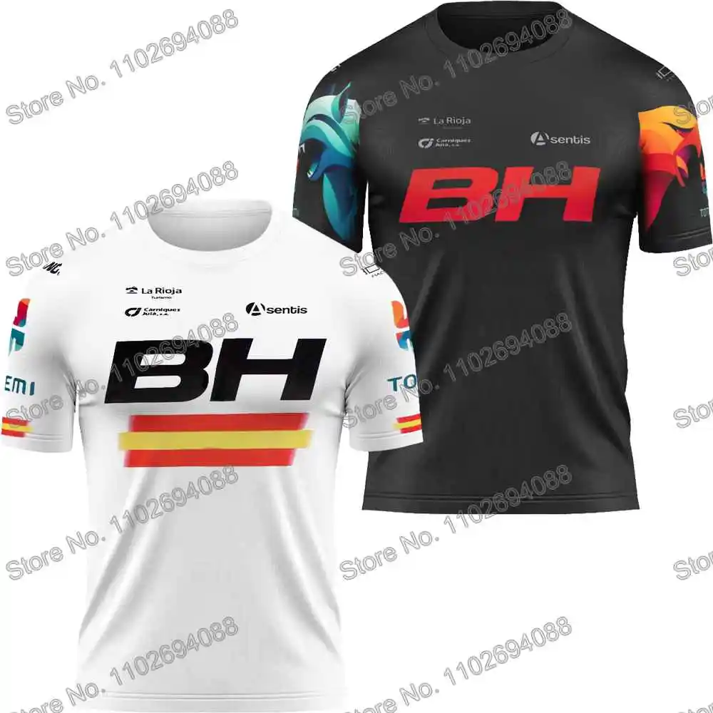 BH Team T Shirt Cycling Jersey Outdoor Technical Shirts Fitness Clothing Training Tops MTB Running Jersey Sportswear Fish