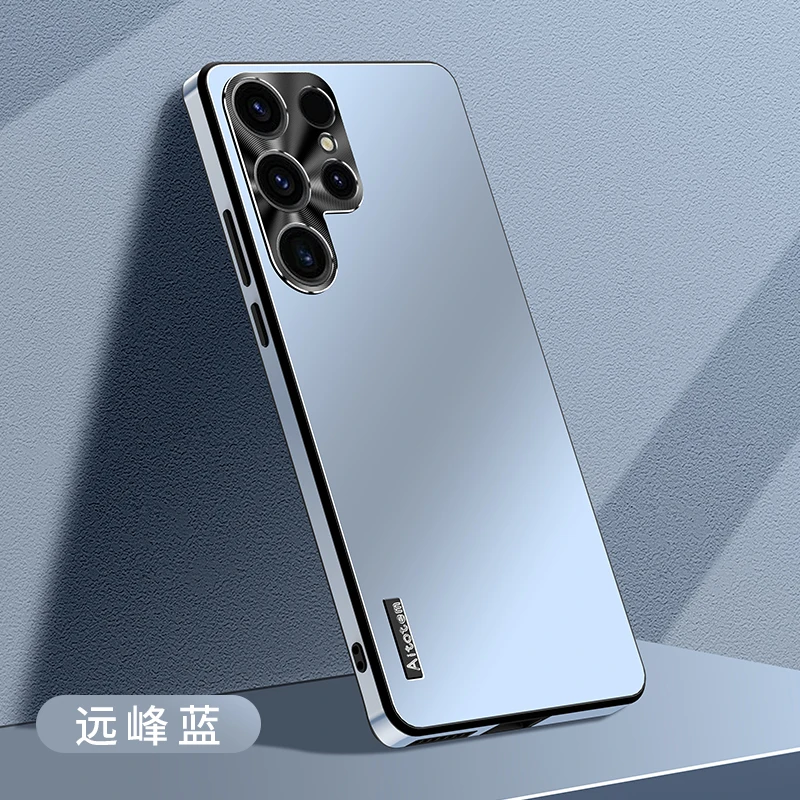 Luxury Metal Camera Protective Phone Case with Shockproof Bumper