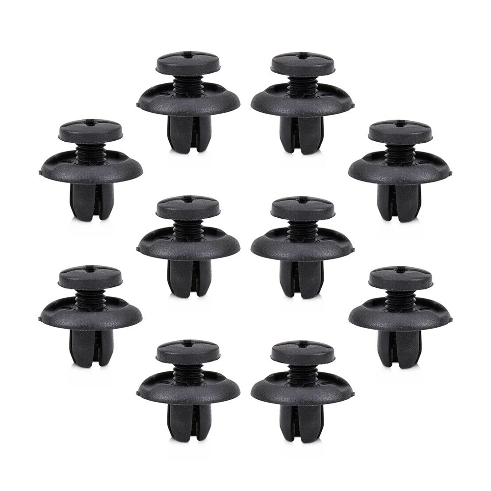 

Other Vehicle Parts Bumper Clip 10 Pcs 20mm 91512-SM4-003 Black Nylon Other Vehicle Parts Rivet Fender Bumper Clip