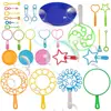 Hot Sale Kids Toys Children Bubble Wand Outdoor Fun Soap Bubbles Maker Blowing Bubble Tool Bubble Machine Blower Set 1