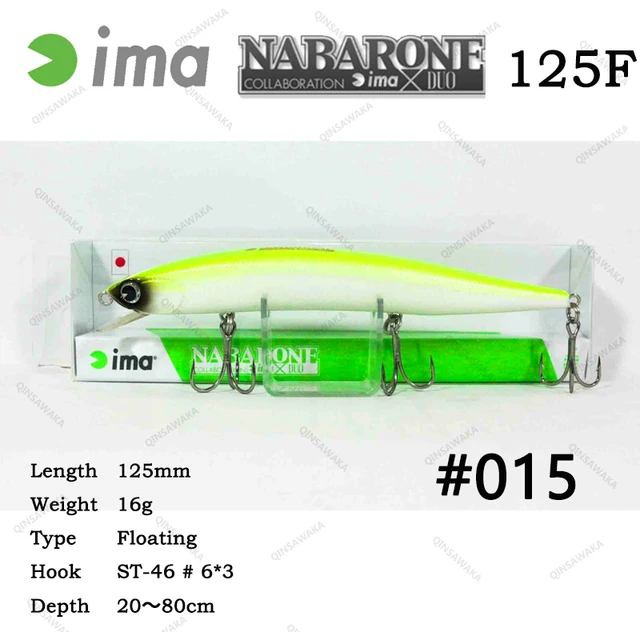 Japan IMA x DUO Nabarone 125F /125S 16g Floating Sinking Bass Lure baitfish  Fishing minnow Saltwater long distance best perch