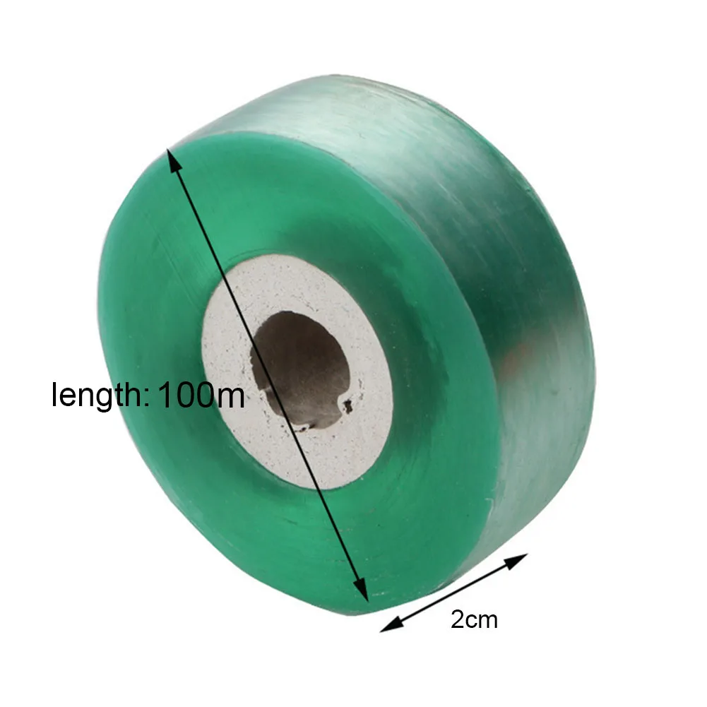 100M Garden Barrier Nursery Tape Stretchable Grafting Film Graft Budding Barrier Floristry Pruner Fruit Tree Nursery Repair Film grafting tape