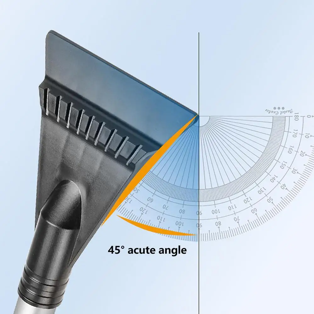 Grattoir à Glace Et Brosse à Neige Pour Voiture  2 En 1 Facile A Assembler Degivreure Vitre Pour Pare Brise De Hiver Pelle A Glace Et Neige Detachable Adapte Aux Camions Et Suv 91940976
