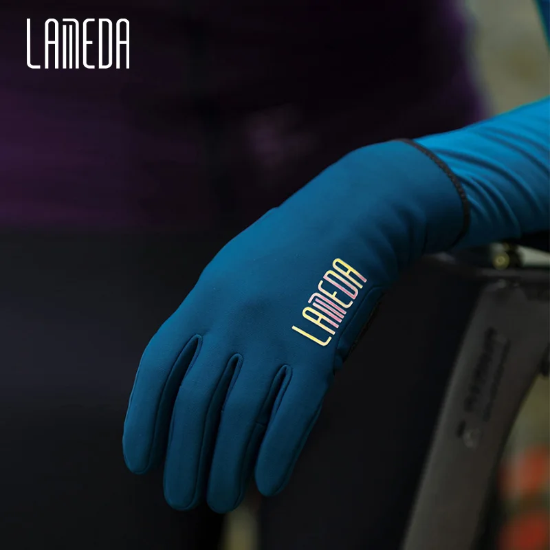 LAMEDA Winter Cycling Gloves for Men Women Thermal Fleece Full Finger Bike Gloves Touch Screen MTB Road Mountain Bicycle Gloves 2