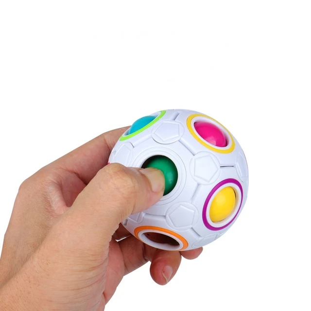 Fidget Toys Rainbow Ball Autism Vent Children Adult Decompression Bubble Antistress Toy Anti Reliver Stress ABS Material 2