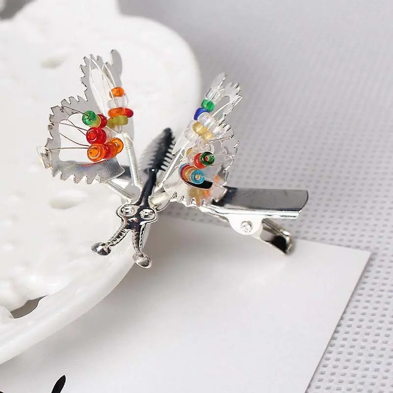 Lovely Accessories Butterfly Hollow Out Hairpins Hair Clip Headpiece Barrettes christmas alligator hair clips cartoon santa elk snowman hairpins hair barrettes for women girls hair styling tools accessories