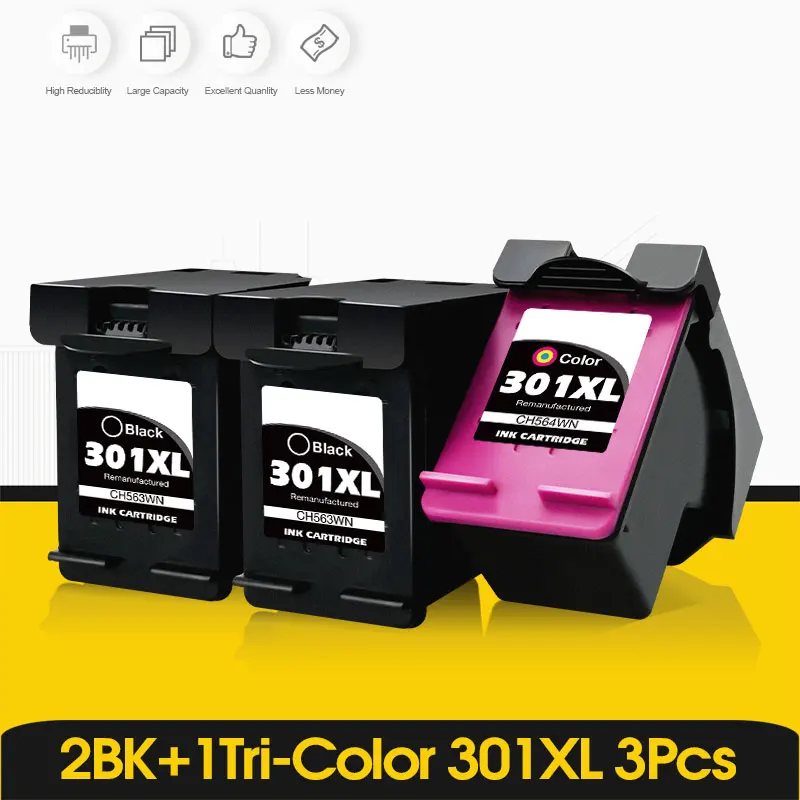 Sostituzione Alizeo Per Hp301 Hp 301 Xl Deskjet Envy Officejet 2050S 2510 2540 3050A 3054 1000 1050 1510 2000 2050 Stampante