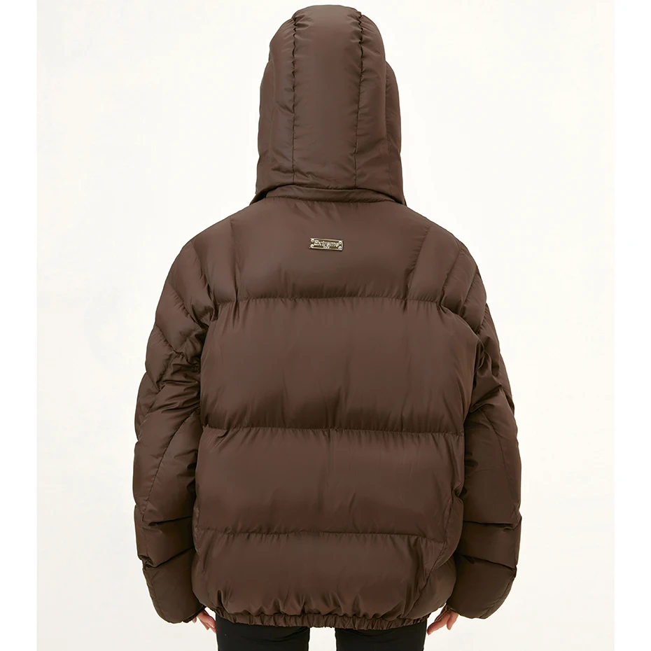 Men Puffer Jackets Streetwear Hooded Parkas Windbreaker Coat High Collar Padded Jackets Hip Hop Man Parka Thicken Warm Coats Y2K 6