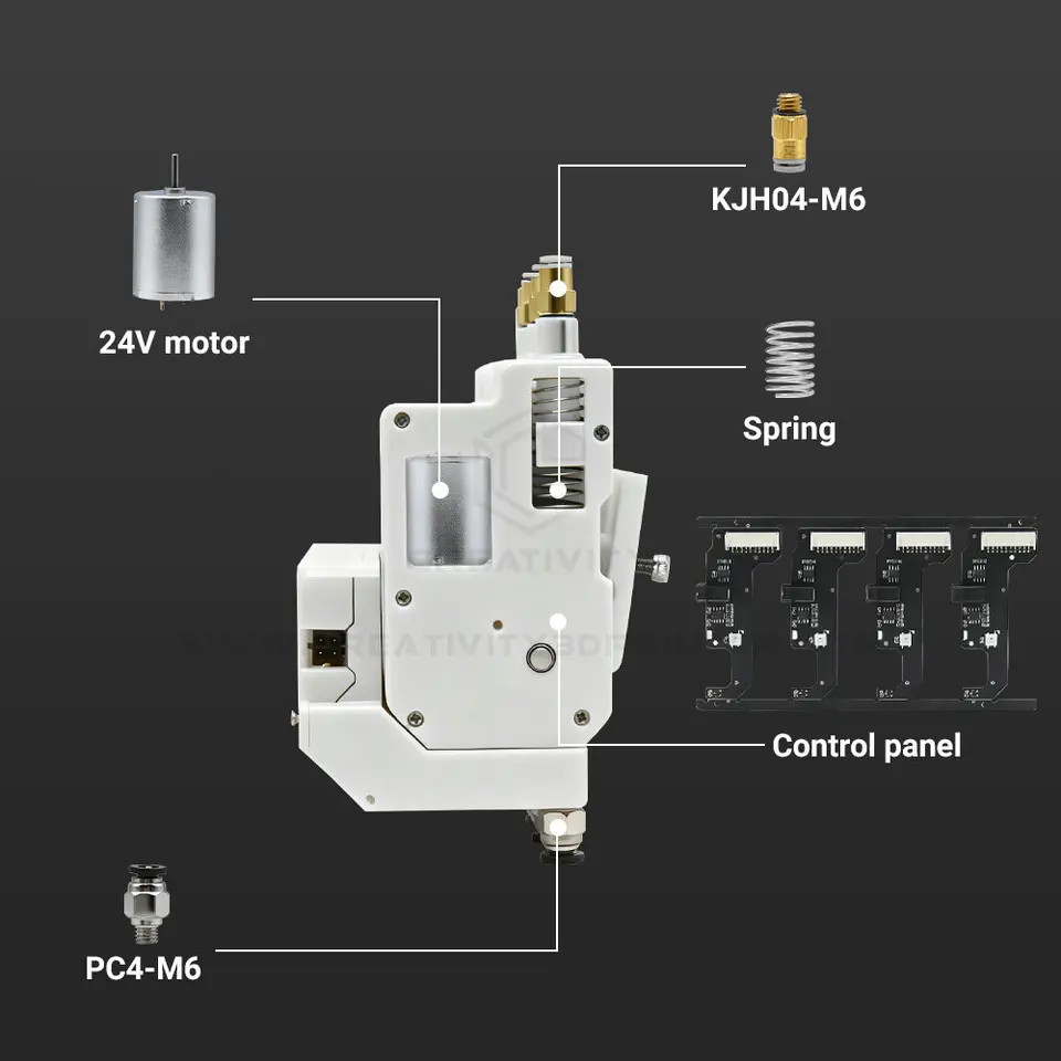最新の BMCU 370C AMS Lite 自動リフィルファームユニット 4