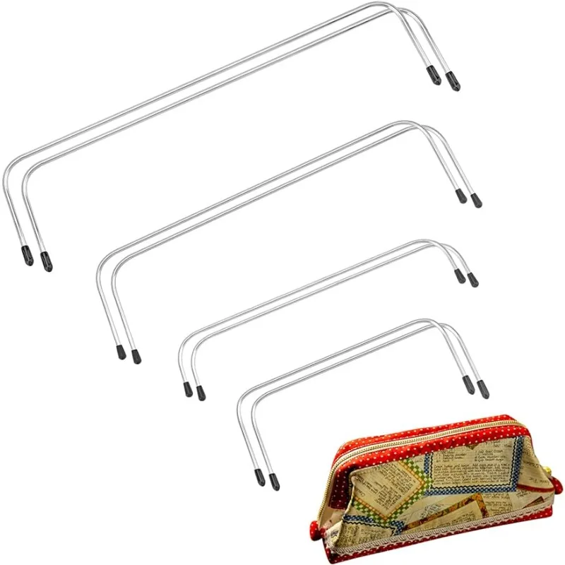 4 Sizes Internal Wire Frame for Bag Stainless Steel Purse Frame Metal Tubular Bag U Shape Handle for Backpack Metal Bag Frame