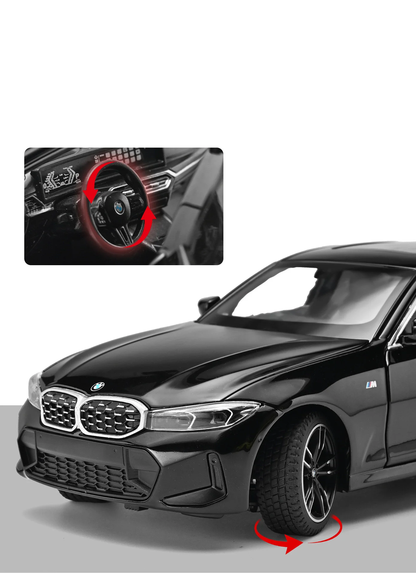 1:24 3 Series 325i 325LI M Coupe Diecast Model Car Toy Vehicle Kid