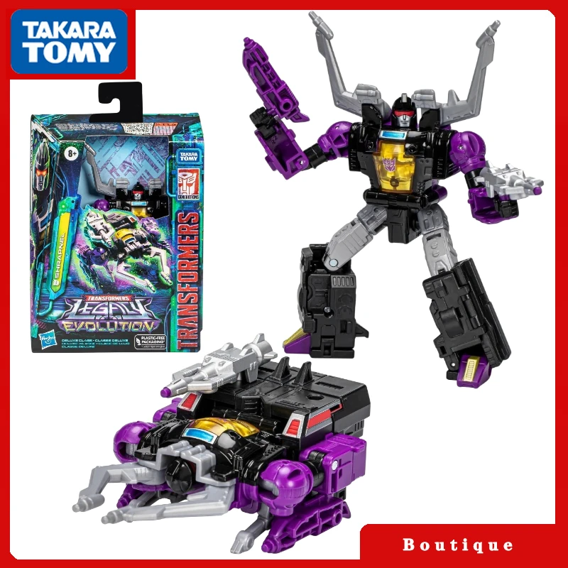 

In Stock Takara Tomy Transformers Toys Legacy Evolution Deluxe Class Shrapnel Action Figures Collectible Gifts Classic Hobbies