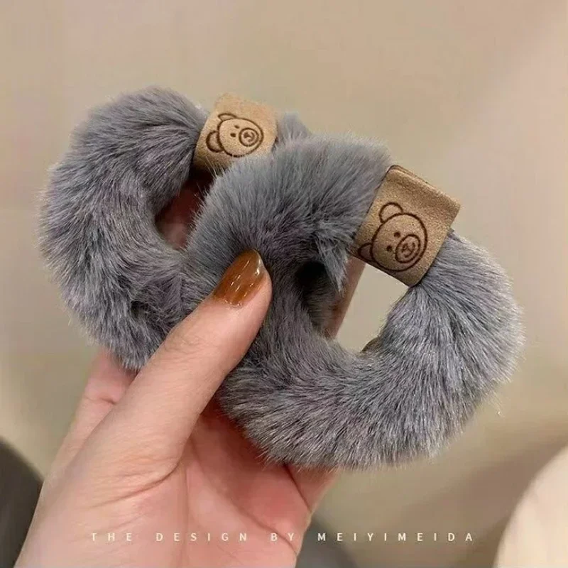 New Korean Plush Hair Ties β Soft, Stylish & Super Stretchy 4