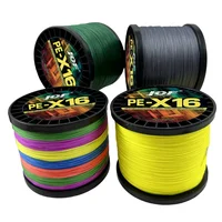 JOF Brand X16 Smooth Durable PE Braided Fishing Line Pesca Japanese Saltwater Floating Wire 100/300m 25-200LB Weave Tool Peche 2
