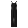Women Casual Loose Cotton Linen Solid Pockets Jumpsuit Overalls Wide Leg Cropped Pants Jumpsuits for Women 5