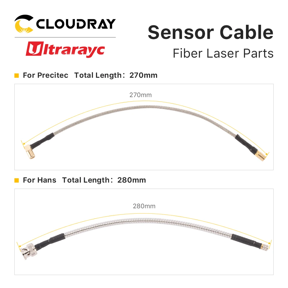 Ultrarayc Laser Sensor Cable Wire For Precitec Raytools Hans Optical Fiber Laser Amplifier Preamplifier Cutting Head Machine laser module,cnc tool sensor