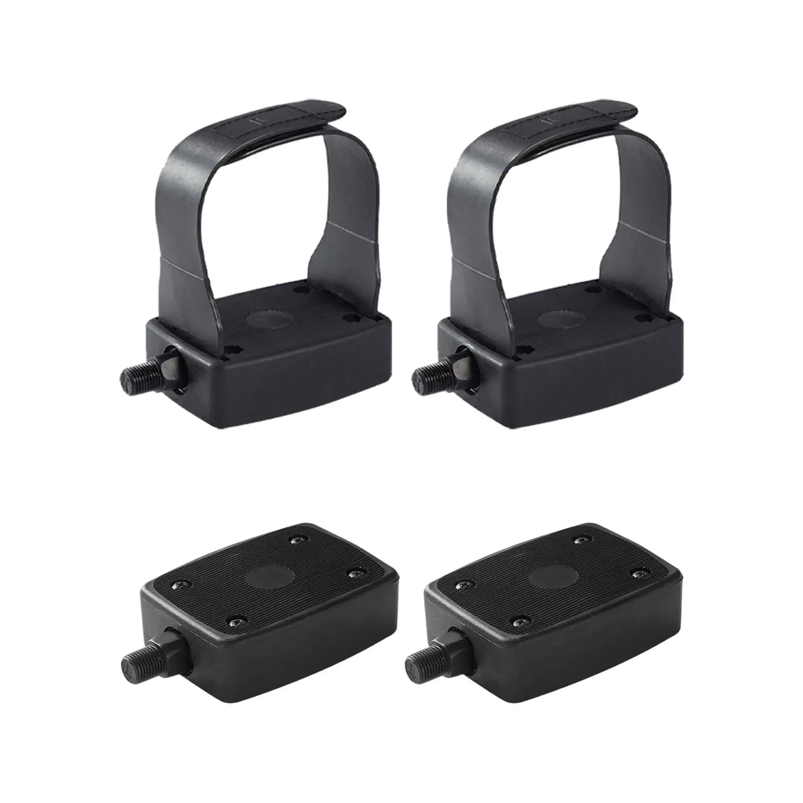Exercise Bike Pedal 1/2'' Indoor Home Gym Bicycle Pedal 1 Pair cycling bike foot pads gym accessories