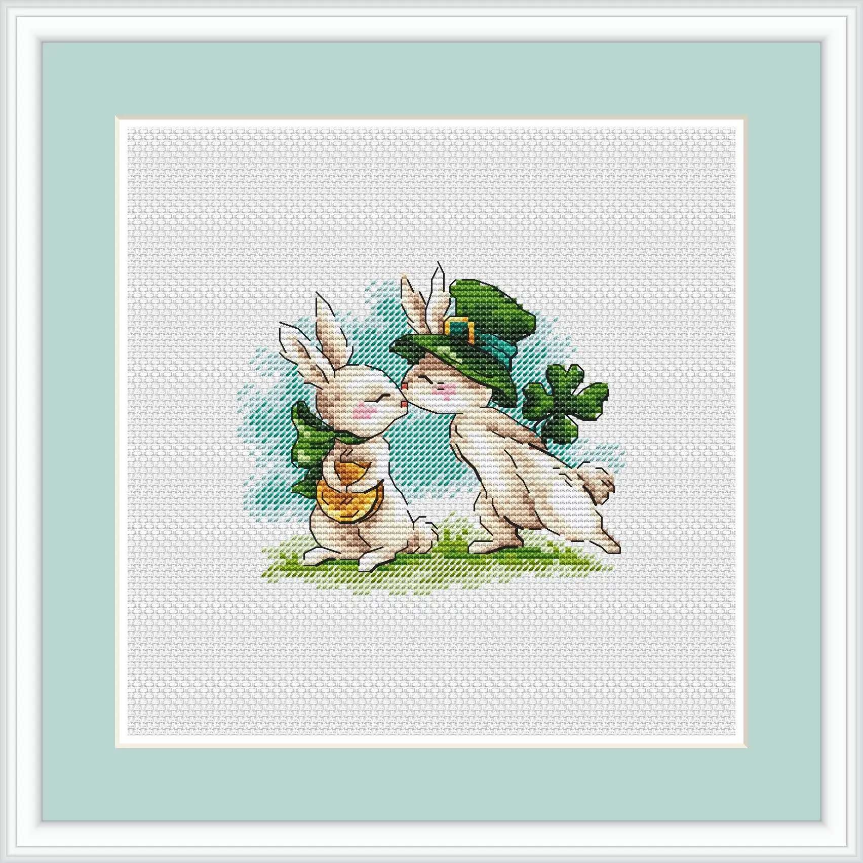 DIY Homefun Cross Stitch Kit - Counted Cross-Stitching Set with New Pattern