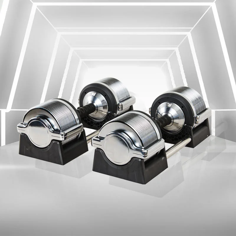 Adjustable dumbbell 32KG Dumbbell Adjustable weight Weight display Automatic locking Home dumbbell set