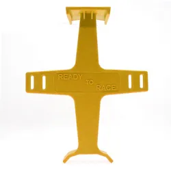Glossy Finish Motocross Fork Support & Seal Protector Guard (Yellow)
