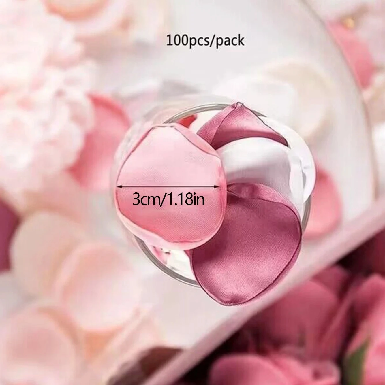 600 Petali Di Rosa In Seta Rosa Cipria – Artificiali Per Matrimoni, Feste E Decorazioni Romantiche