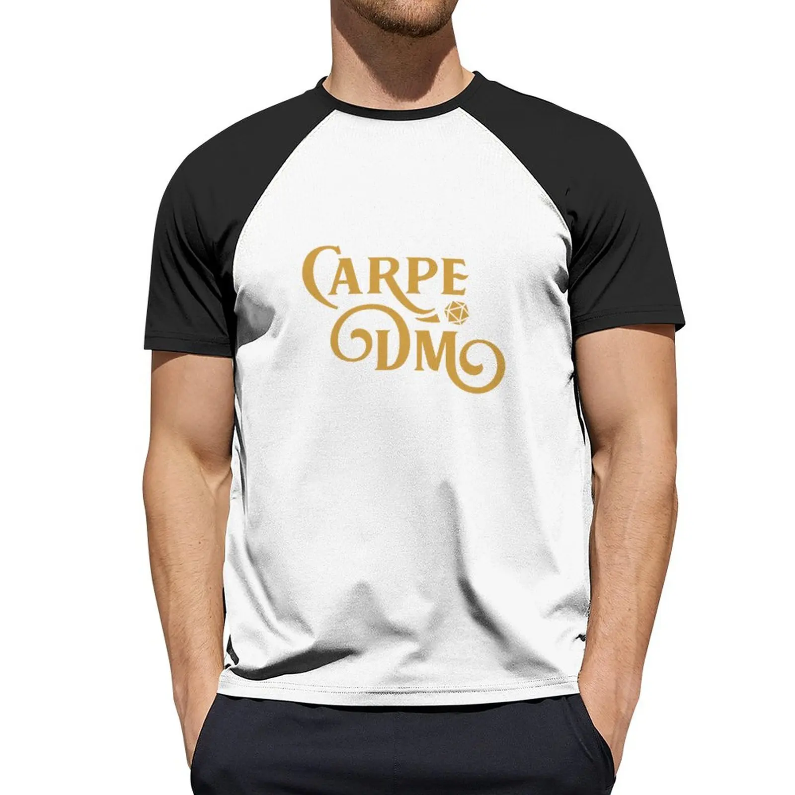 

Carpe DM подземец мастер Настольный ролевой игры футболка Короткие пользовательские футболки Эстетическая одежда мужская футболка
