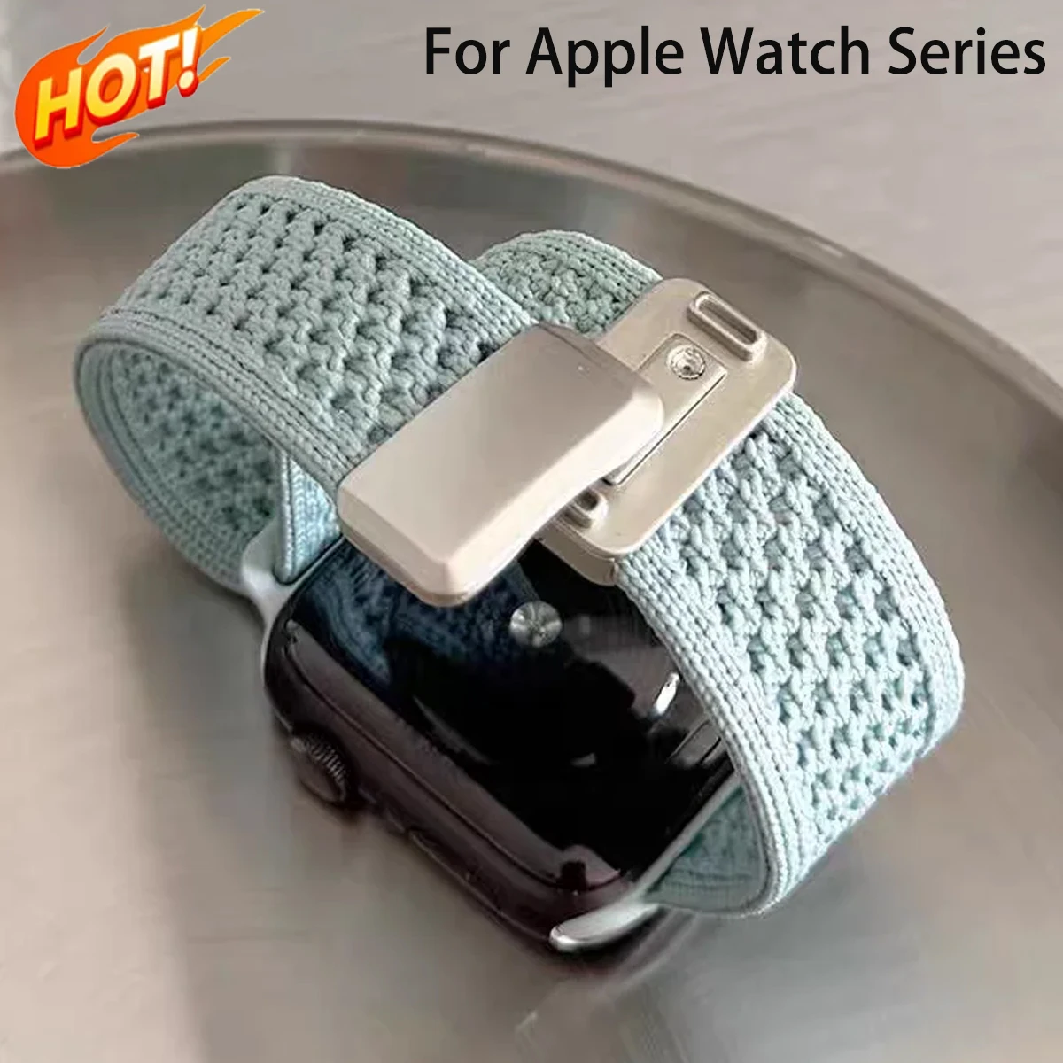 Magnetic Braided Nylon Band - Breathable Watch Strap