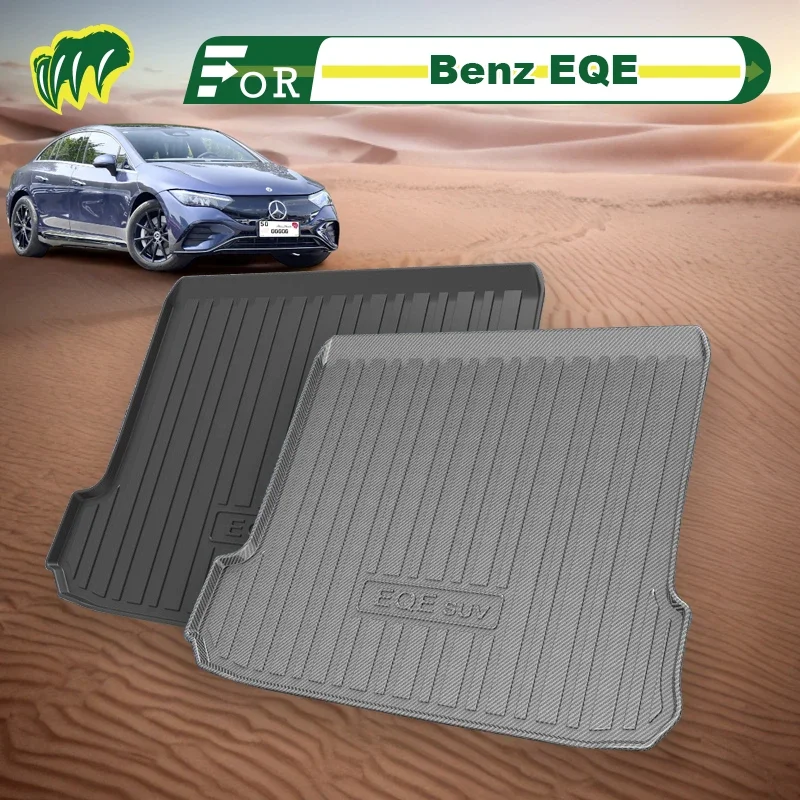 

For Benz EQE 2023 Custom Fit Car Trunk Mat All Season Black Cargo Mat 3D Shaped Laser Measured Trunk Liners