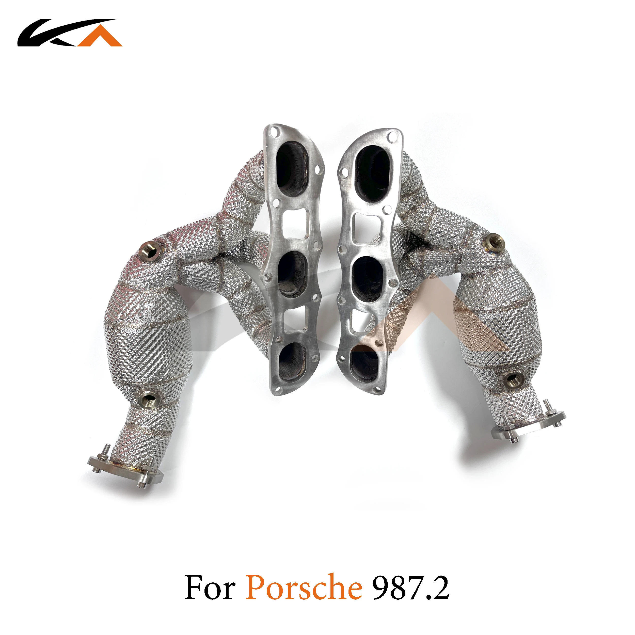 

KA Tuning manifold exhaust system stainless steel headers for Porsche Boxster Cayman 987 987.1 987.2 performance parts catalysis