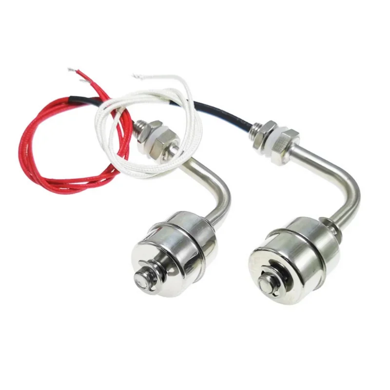 304/316 Stainless Steel L type Liquid Water Level controller Sensor Internal Float Switch Tank Pool water tower water level switch liquid level sensor water pump controller