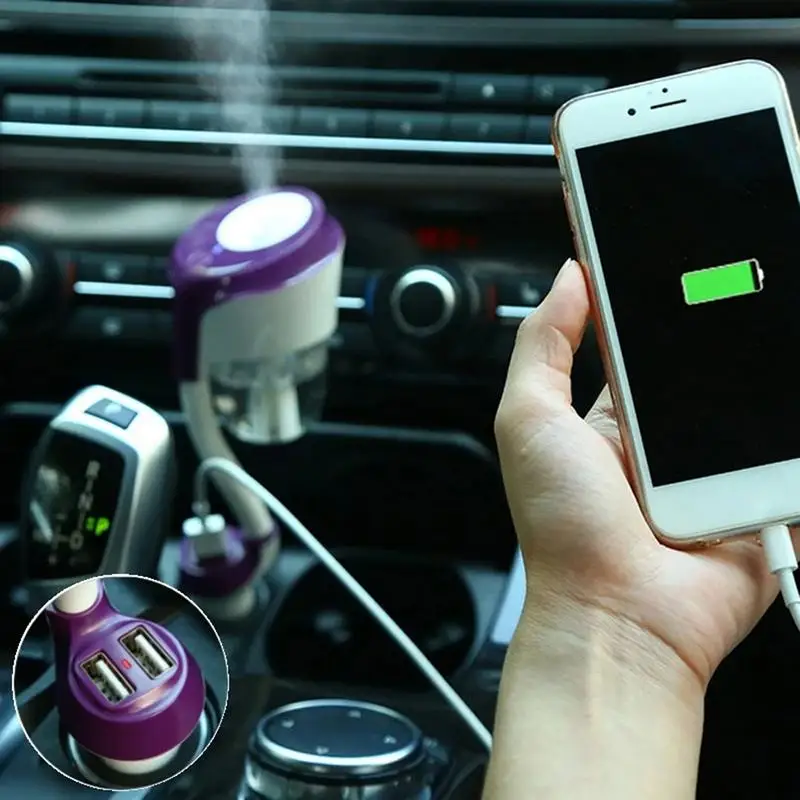 Car Aromatherapy Diffuser Small USB Air Scent Humidifier Vehicle Fragrance Oil USB Scent Mist Purifier Aromatherapy For