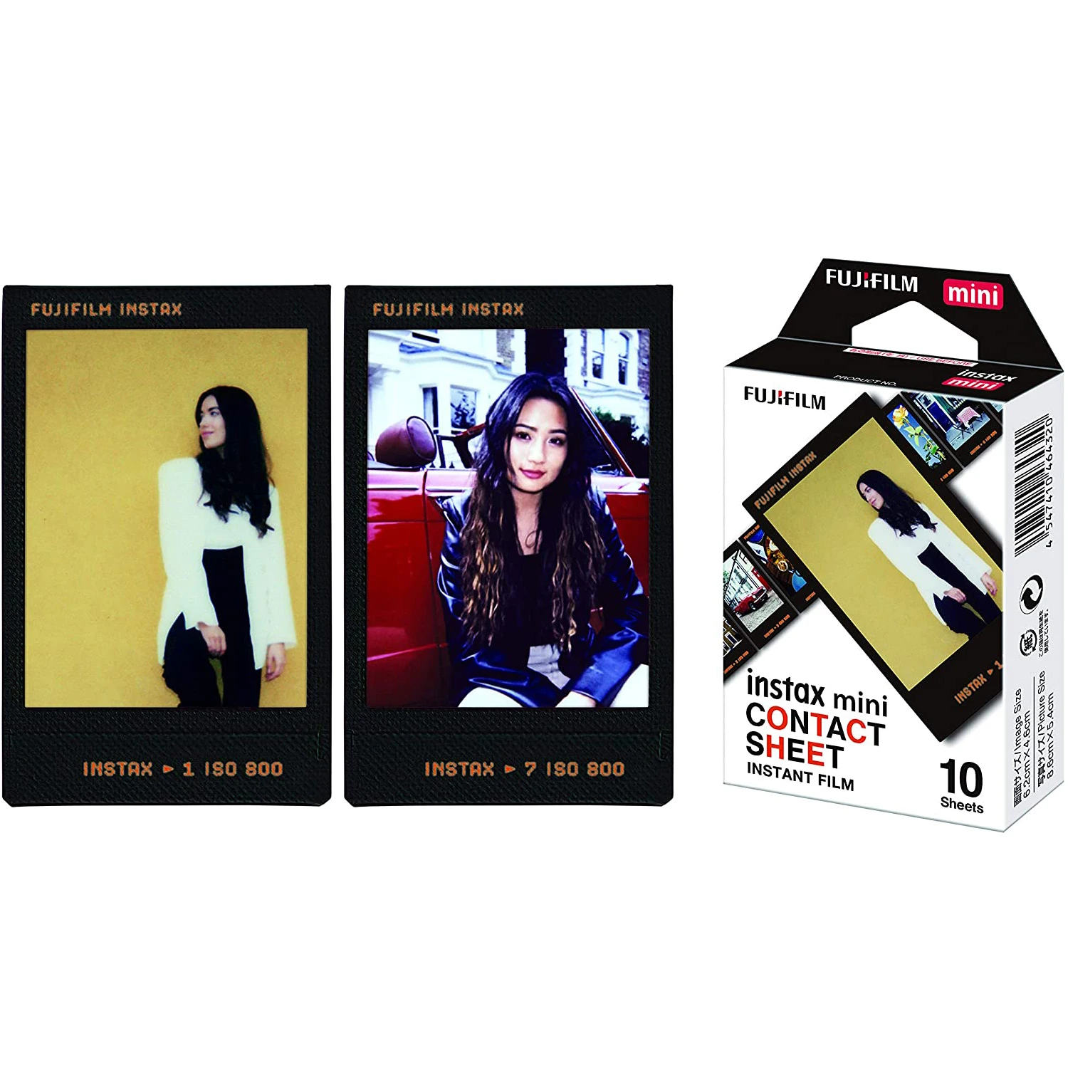 Fujifilm Instax Mini Film para Câmera Instantânea Macaron Preto Folha de Contato Mini 11 90 Link Evo Sp2 Sp1 Pacotes - Image 5