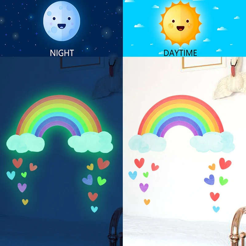 Glow Rainbow Wall Stickers 4