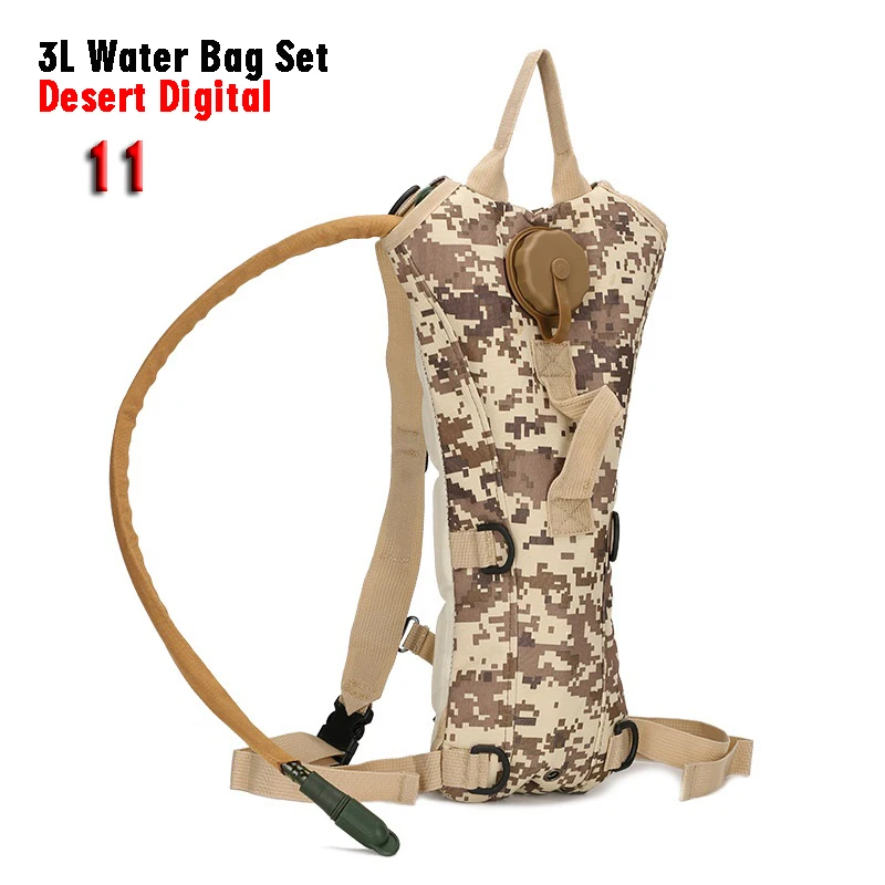 Cycling Hydration Backpack 3Liters Foldable Water Bladder Hike Water Bag Climbing Running Mountaineering Drinking Water Rucksack 6