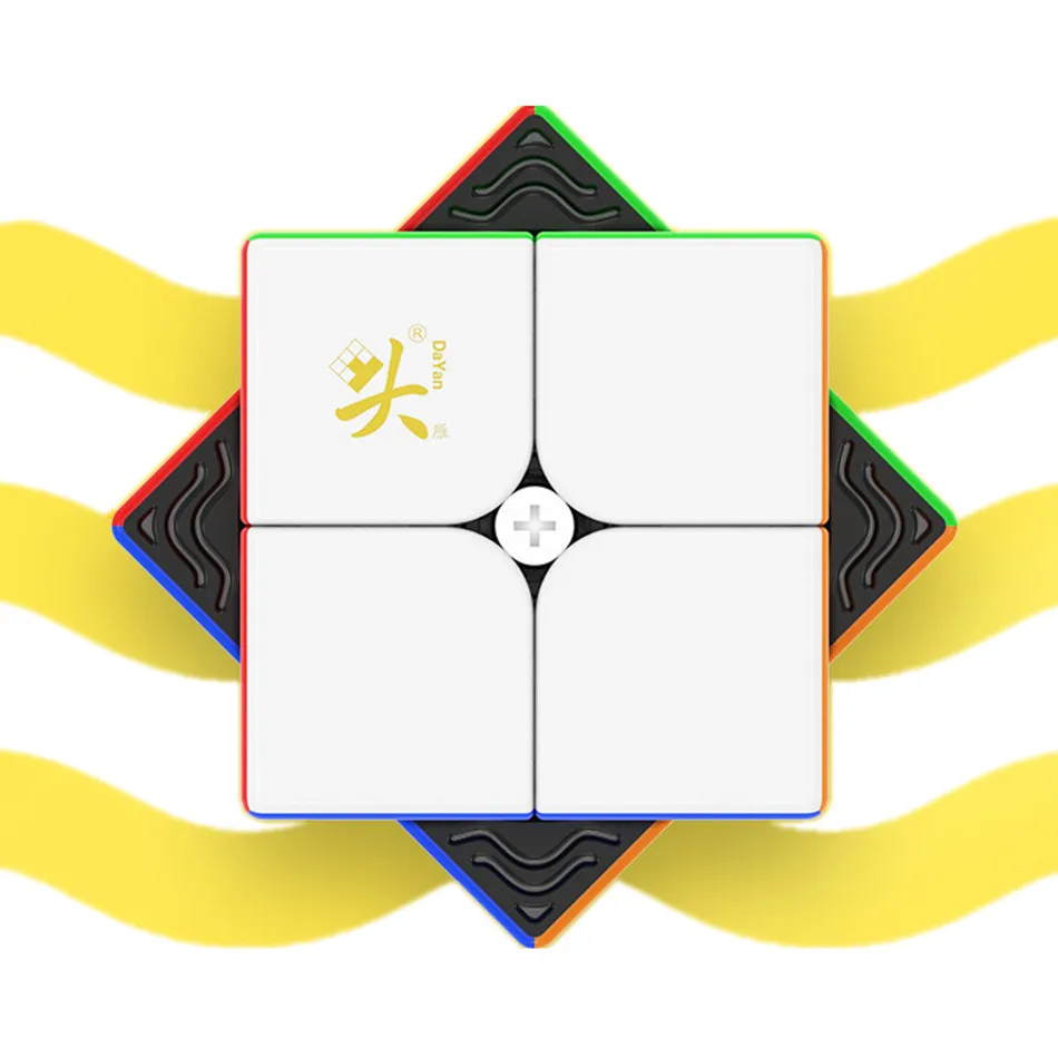 

[Picube] Dayan TengYun 2x2 Plus V2 M Magnetic Magic Cube Professional TengYun Plus 2x2x2 Cubo Magico Puzzle Toy Educational Cube