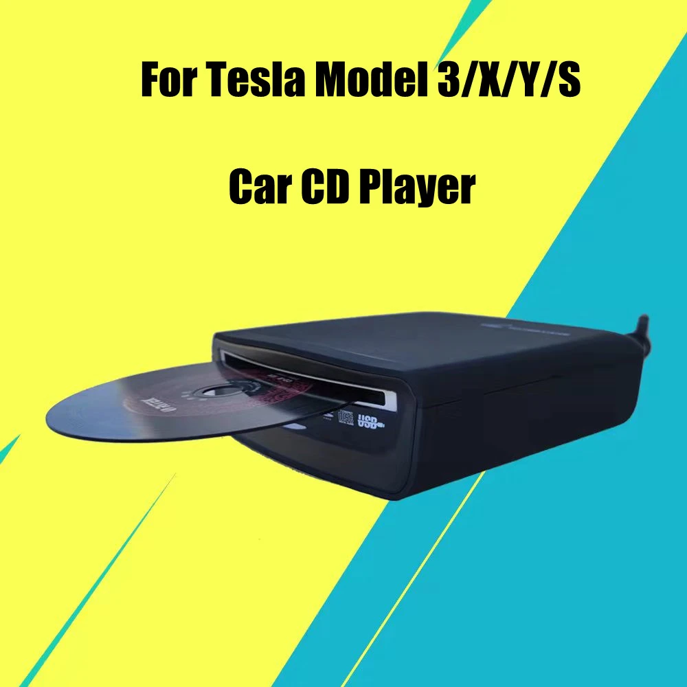 Externe Auto Cd Speler Voor Tesla Model 3 2019 2020 2021 Auto Accessoires Draagbare spelers Met Usb Connector usbcdplay| |