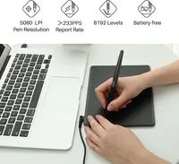 HUION HS64 Graphic Tablet 6Inch Drawing Tablets Digital Pen Pad Writing Drawing Board 8192 Stylus for Android Windows Mac Laptop 5