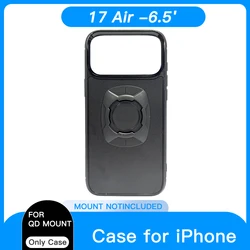 Twist Lock Phone Case Holder for Motorcycles & Bicycles - Quick Lock Fit for Quad System (iPhone 17 Air Case)