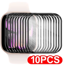 Premium Full Curved Screen Protector for Smartwatches - Soft Protective PMMA Film Cover (10Pcs)
