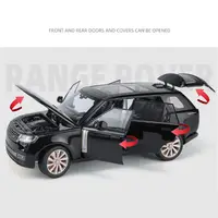 ⁦مجسم سيارة لاند روفر رينج روفر معدني ضخم مع صوت وإضاءة | Land Rover Range Rover SUV Diecast Model (Sound & Light)⁩ - الصورة ⁦3⁩