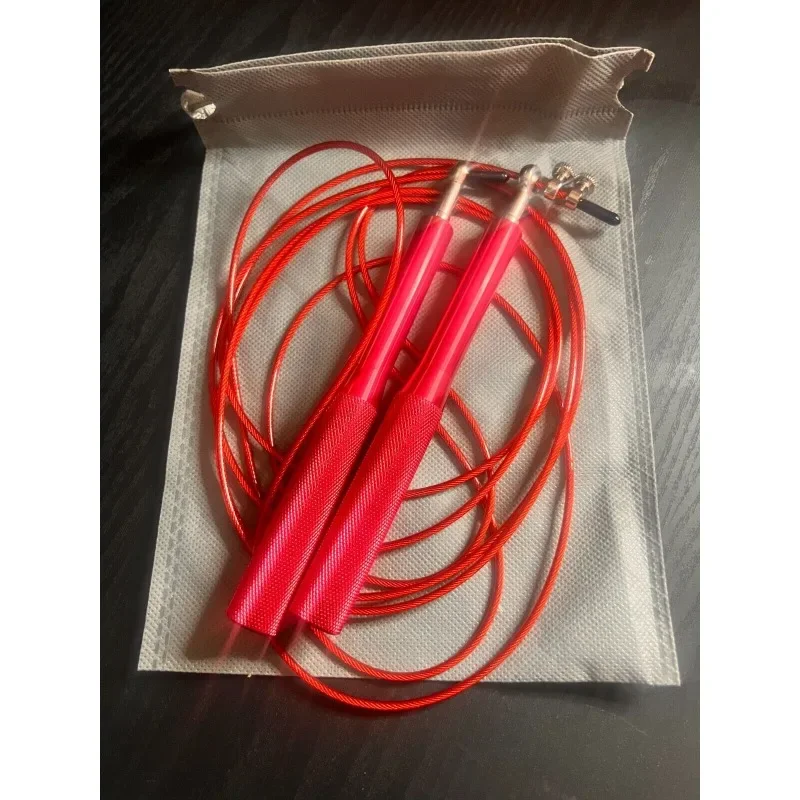 Adjustable Steel Skipping Rope Lightweight Portable Racing Skipping Rope Aerobics Fast Adult Fitness Weight Loss