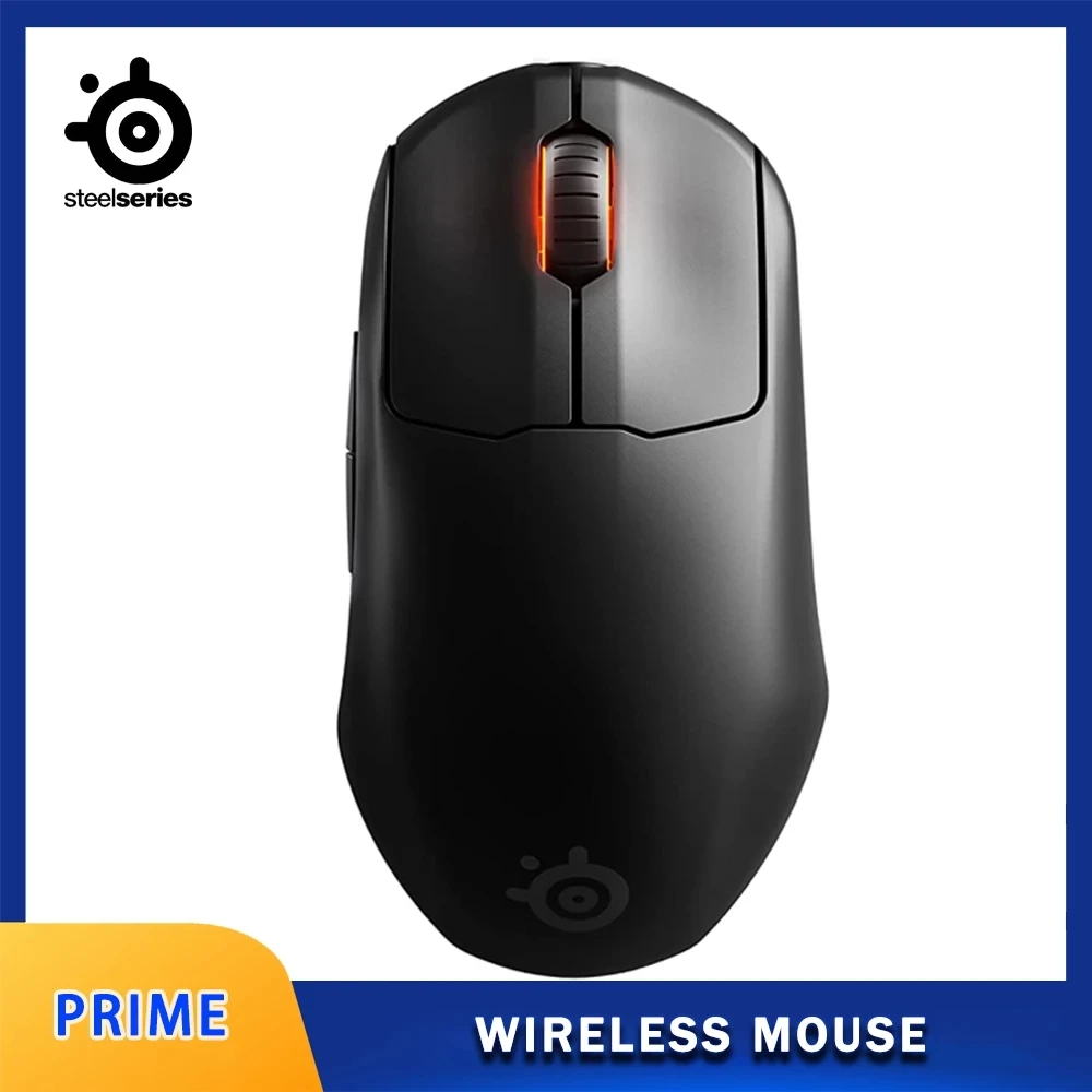 Беспроводная игровая мышь SteelSeries с FPS, Prime/Prime Mini Edition, 5 программируемых кнопок, 2,4 ГГц, 18K, оптические переключатели с ИПЦ-датчиком