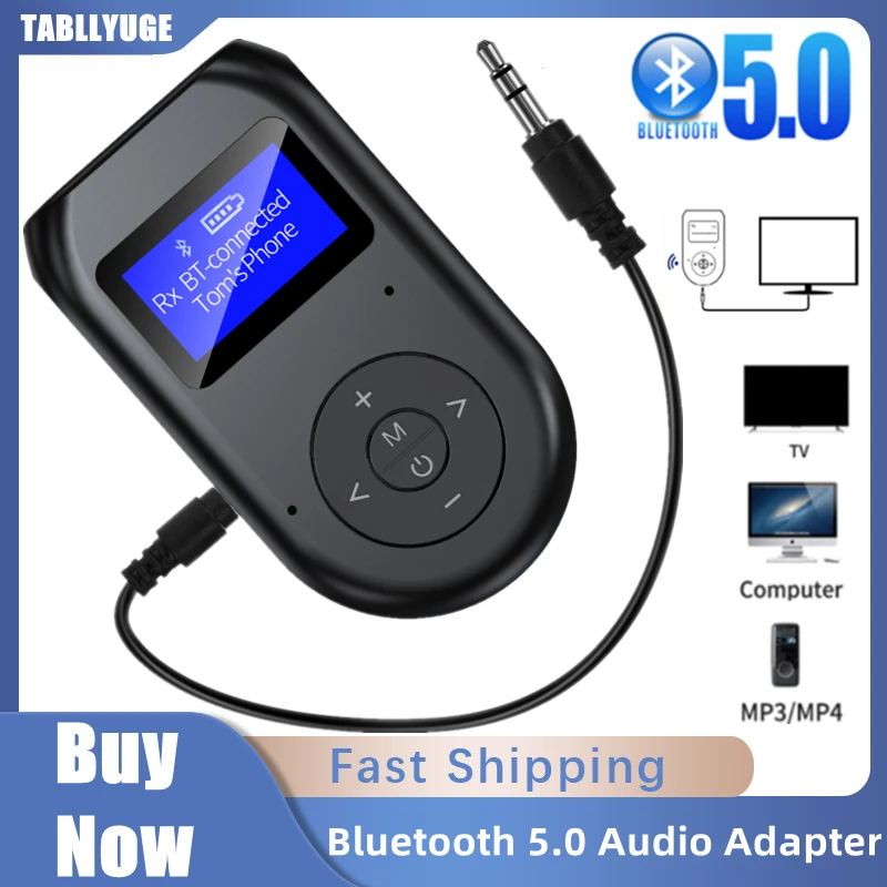 Adattatore Bluetooth Audio 5.0 2-in-1 - Trasmettitore E Ricevitore Per Auto, TV, Cuffie, Altoparlanti - Foto 5